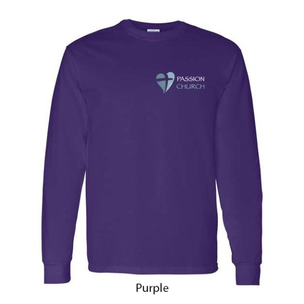 Passion Church T-Shirt Long Sleeve - Image 7