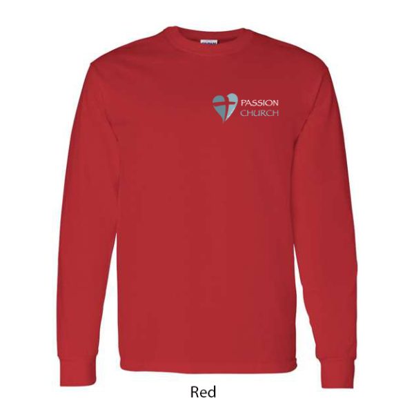 Passion Church T-Shirt Long Sleeve - Image 6
