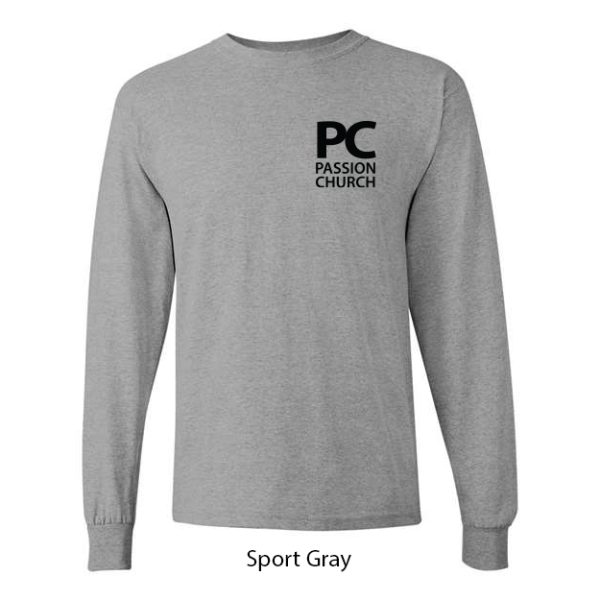 Passion Church T-Shirt Long Sleeve - Image 3