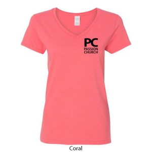 Passion Church Ladies V-Neck T-Shirt