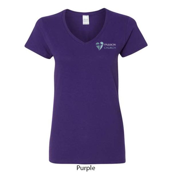 Passion Church Ladies V-Neck T-Shirt - Image 7