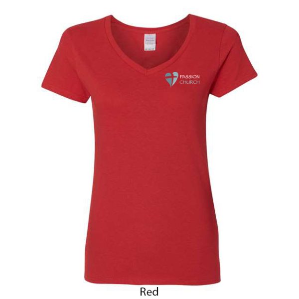 Passion Church Ladies V-Neck T-Shirt - Image 6