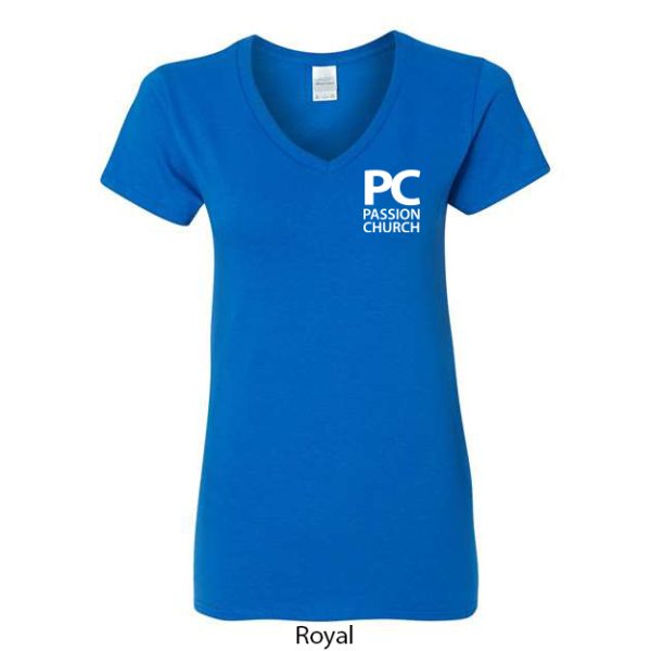 Passion Church Ladies V-Neck T-Shirt - Image 5