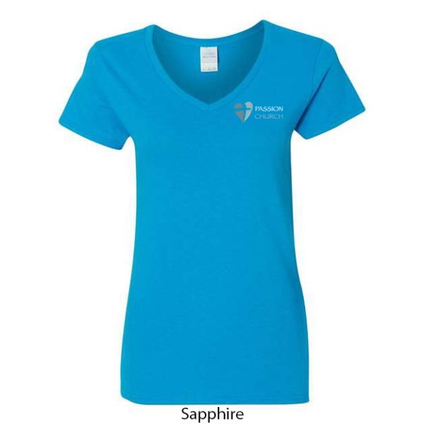 Passion Church Ladies V-Neck T-Shirt - Image 4