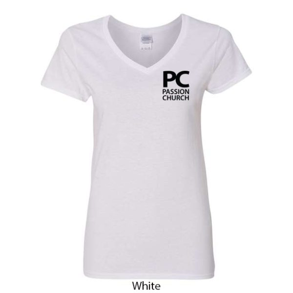 Passion Church Ladies V-Neck T-Shirt - Image 2
